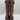 NWB Arezzo Clara Knee-High Womens Leather Tall Motorcycle Boots Brown Size 11B - Ufashion