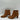 NWB Alfani Women’s Paam Zipper Round Toe Booties Cognac Size 5.5M - Ufashion