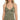 Salt + Cove Juniors' Ribbed Shirred Halter Tankini Top Raised Rib Olive XL - Ufashion