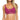NWT Becca Women’s Logan Banded Bralette Bikini Top, Pomegranate Size S - Ufashion