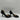 Michael Kors Hamilton Leather Peep-Toe Pumps Black Size 8M - Very Good - Ufashion