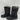 Kamik Girls' Frostier Waterproof Winter Boots Black/Pink Size 6 - Very Good - Ufashion