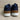 Steve Madden BRIXX Synthetic Blue Perforated Low Top Lace Up Sneakers, Size 10.5 - Very Good - Ufashion