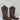 Circle G Women's Western Boots Embroidery Overlay Chocolate Brown Size 7M - Very Good - Ufashion