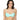Shoshanna Women's Beach Vine Bra Bikini Top, Mint/White, A Cup - Ufashion