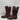 Born Walker Western Boot In Burgundy Size 6M - Very Good - Ufashion