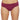 Athena - Tulum Texture Lani Banded Bikini Bottom Merlot - Ufashion