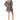 Miken Juniors' Printed Embroidered V-Back Ruffled Tunic Cover-Up (Medium) White - Ufashion