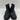MIA Black Faux Leather/Glitter Round Toe Side Zip Block Heel Ankle Boots Size 4 - Very Good - Ufashion