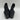 MIA Black Faux Leather/Glitter Round Toe Side Zip Block Heel Ankle Boots Size 4 - Very Good - Ufashion