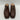 Journee Collection ANTONINA Brown Syntheticoc Toe Slip On Platform Mules, 7.5M - Very Good - Ufashion