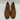 Rocawear DONALD Brown Faux Leather Round Toe Lace Up Oxfords, Size 10.5 - Very Good - Ufashion