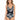 Amoressa Women's Swimwear Yukon Tigress V-Neckline Soft Cup One Piece Swimsuit, - Ufashion