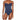 Letarte Bandeau One-Piece Dusty Navy MD - Ufashion