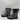 Women's Chooka Smart Stripes Mid Rain Boots Black/White Size 9 - Very Good - Ufashion