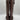 NWOB Arezzo Clara Knee-High Womens Leather Tall Motorcycle Boots Brown Size 8.5B - Like New - Ufashion