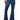 Free People Women's Indigo Lilibet Mid-Rise Faded Button Fly Flared Jeans Sz 28 - Ufashion