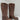 NWB Arezzo Clara Knee-High Womens Leather Tall Motorcycle Boots Brown Size 9.5B - Ufashion