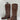 NWOB Arezzo Clara Knee-High Womens Leather Tall Motorcycle Boots Brown Size 8.5B - Like New - Ufashion