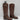 NWOB Arezzo Clara Knee-High Womens Leather Tall Motorcycle Boots Brown Size 5B - Like New - Ufashion