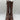 NWB Arezzo Clara Knee-High Womens Leather Tall Motorcycle Boots Brown Size 8B - Ufashion