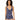 TYR Boca V-Neck Sheath, Black/Blue, 6 - Ufashion