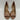 Naturalizer HARDY Taupe Synthetic Open Toe Slip On High Heel Pumps, Size 7.5M - Very Good - Ufashion