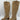 Journee Collection THERESE Tan Croc Print Point Toe Zip Up Knee High Boots 8.5WC - Very Good - Ufashion