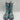 Western Cheif Girl's Waterproof Easy Pull-On Lined Rain Boots Multicolor Size 2 - Very Good - Ufashion