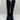 Anne Klein Women's Maelie Knee High Microsuede Regular Calf Boots Black Size 8 - Very Good - Ufashion