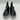 Steve Madden JGATE Black Leather Side Zip High Top Sneakers Kid’s Size 2M - Very Good - Ufashion