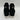 Steve Madden Girl’s Wedgie Sneakers Black Size 2M - Very Good - Ufashion