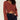 NWOT Shyanne Women's Bell Sleeve Cropped Crochet Sweater Rust Copper Size S - Ufashion