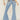 NWD Shyanne Women's Mid Rise Southwestern Pocket Flare Jeans Light Wash Size 28 - Like New - Ufashion