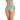 Eberjey Women's Ursula Bikini Bottoms, Ocean Bay/Sand, Print, Blue, SM - Ufashion