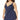 Anne Cole Plus Size Surplice Maillot Swimdress Navy 22W - Ufashion