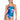 Speedo Print Turnz Fixed Back One-Piece Deep Ultramarine 38 - Ufashion