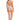 Seafolly Women's Standard Patterned Deep V One Piece Swimsuit, Love Bird Peach, - Ufashion