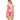 L*Space Color-Block Luna Top Crystal Pink/Bougainvillea LG (36C-D) - Ufashion