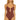 BECCA by Rebecca Virtue Modern Edge Rib Kylam High Leg One-Piece Coconut MD - Ufashion
