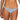 Vitamin A Womens Midori Bottoms Sardinia Stripe MD (US Women's 8) One Size - Ufashion