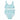 Hurley Girl's Two-Piece Wrap Tie Bikini Swim Set (Little Kids) Blue Cloud 5 - Ufashion