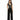 Nicole Miller Logan Techno Metal Combo Jumpsuit Black 0 - Ufashion