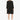 NWT Michael Stars Women's Modern Rayon 3/4 Sleeve Swing Dress Black Size S - Ufashion
