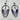 Neiman Marcus Womens Drop Empress Half Circle Earrings Blue - Very Good - Ufashion
