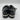 Urban Sport by J/Slides Black/Silver Knit Fabric Lace Up Low Top Sneakers Sz 9M - Very Good - Ufashion