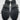 Urban Sport by J/Slides Black/Silver Knit Fabric Lace Up Low Top Sneakers Sz 9M - Very Good - Ufashion