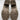 JellyPop SHELLEY Taupe Faux Leather Pull On Block Heel Ankle Boots Size 6.5 M - Very Good - Ufashion