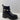Sugar FAVORITE Black Faux Leather Rhinestone Strap Block Heel Ankle Boots Sz 9 M - Very Good - Ufashion