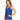 Adrianna Papell Women's Crepe Tank Blouse W/emb Border, Deep Ocean, Small - Ufashion